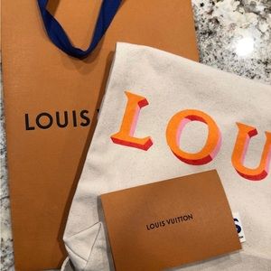 Louis Vuitton “200 Trunks, 200 Visionaries” canvas eco bag